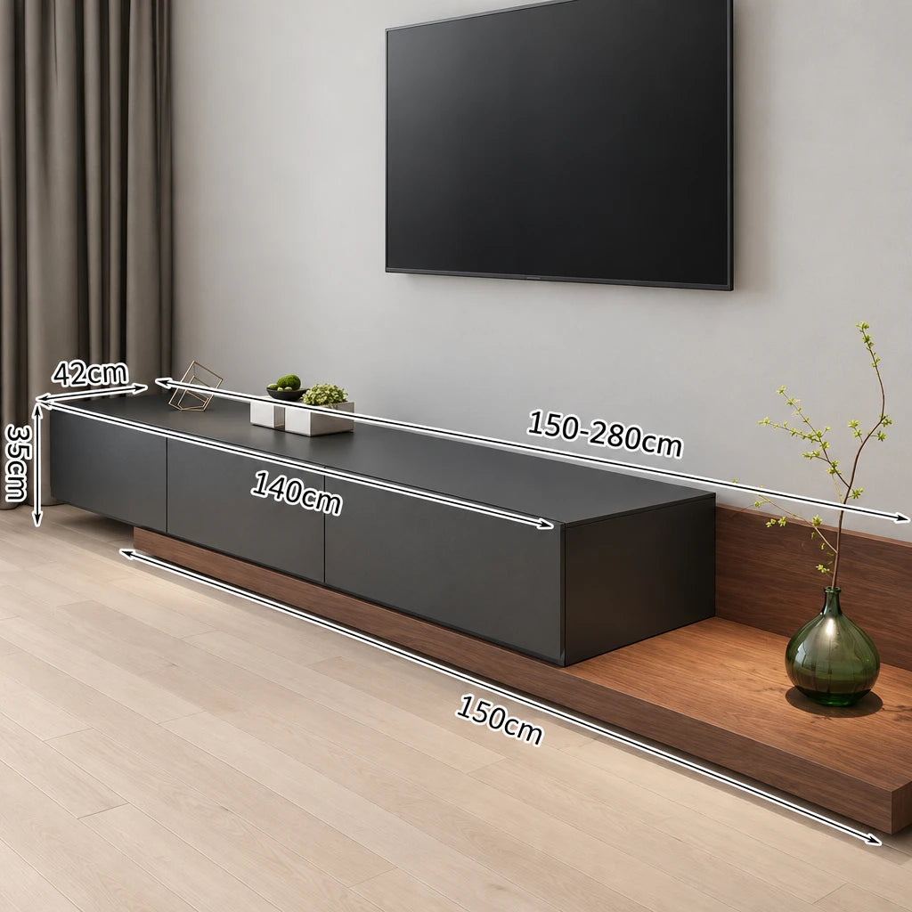 Meuble TV Nordique Lumina Prestige en Bois