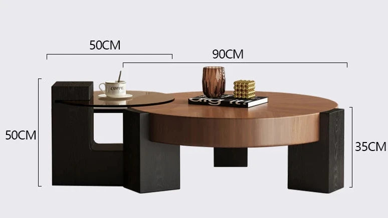 Table Basse Ronde Wabi-Sabi Prestige