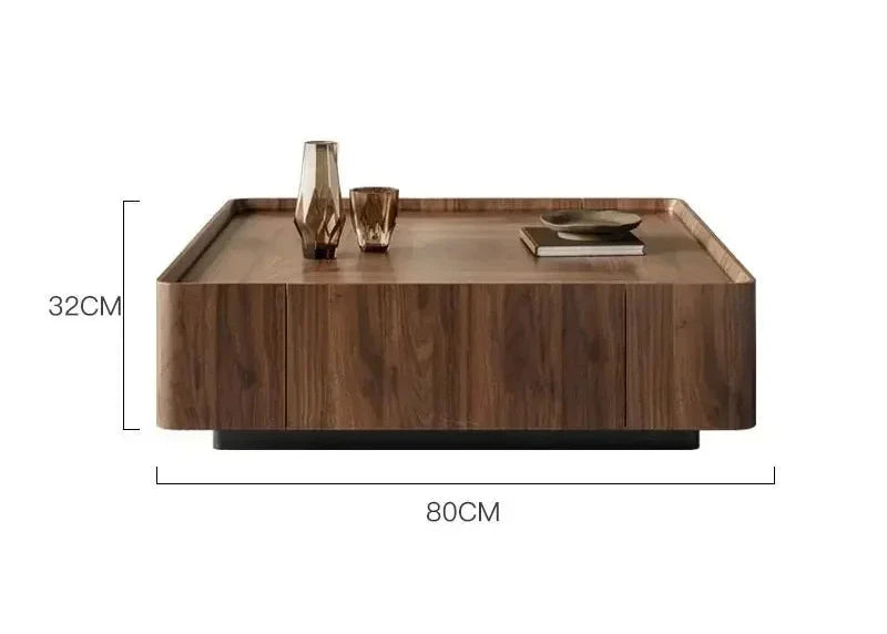 Table Basse Carrée Rangement Prestige