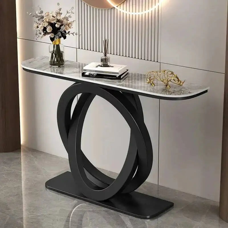 Console Demi-Lune Métal Prestige